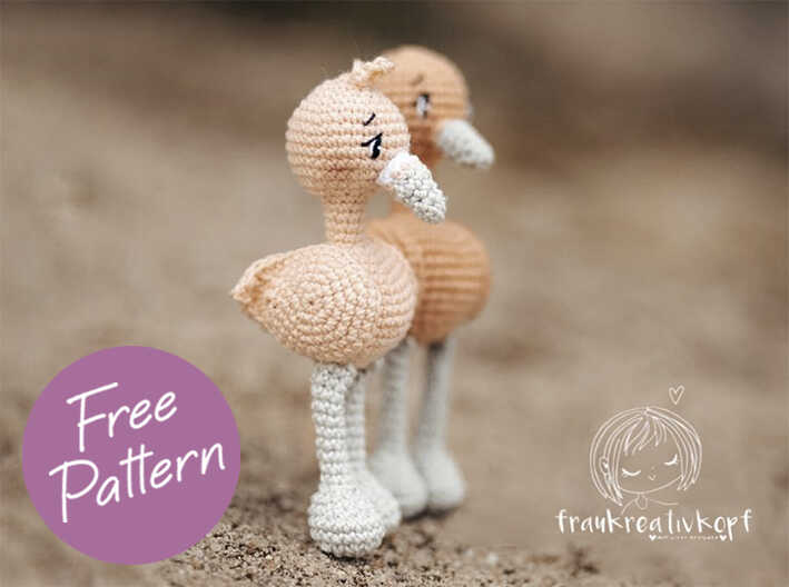 Amigurumi Flamingo Free Pattern AllFree 171223 3