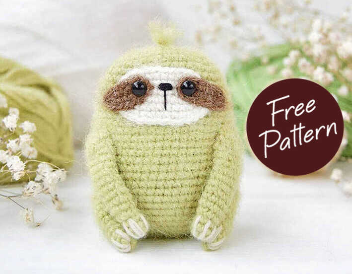 Amigurumi Sloth Free Pattern AllFree 050424 1