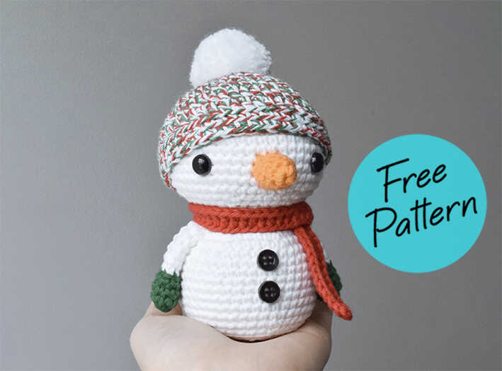 Amigurumi Snowman Free Pattern AllFree 300324 1