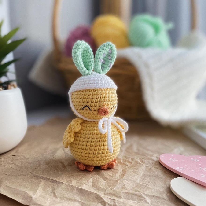 easter chick amigurumi