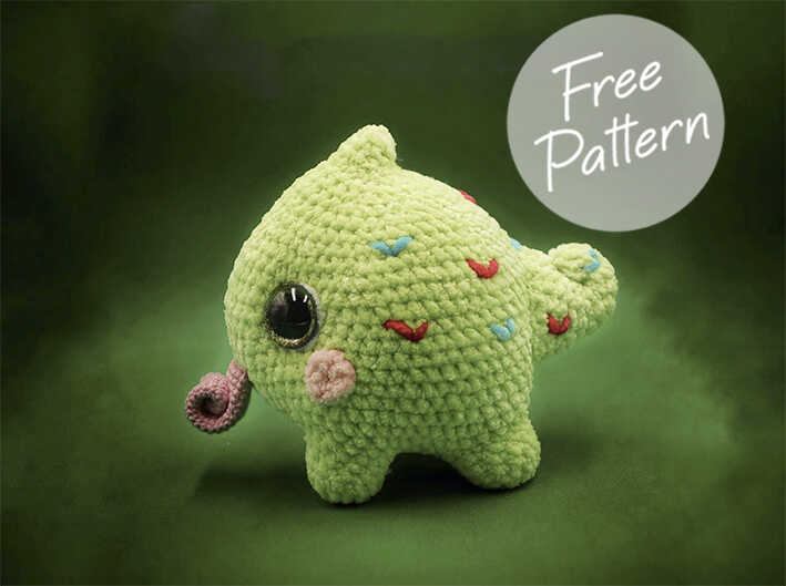 Amigurumi Chameleon Free Pattern AllFree 060524 1