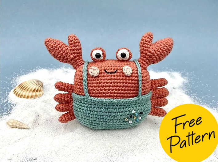 Amigurumi Crab Free Pattern AllFree 230424 1