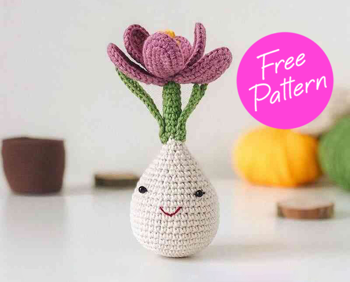 Amigurumi Flower Free Pattern AllFree 200524 1 1