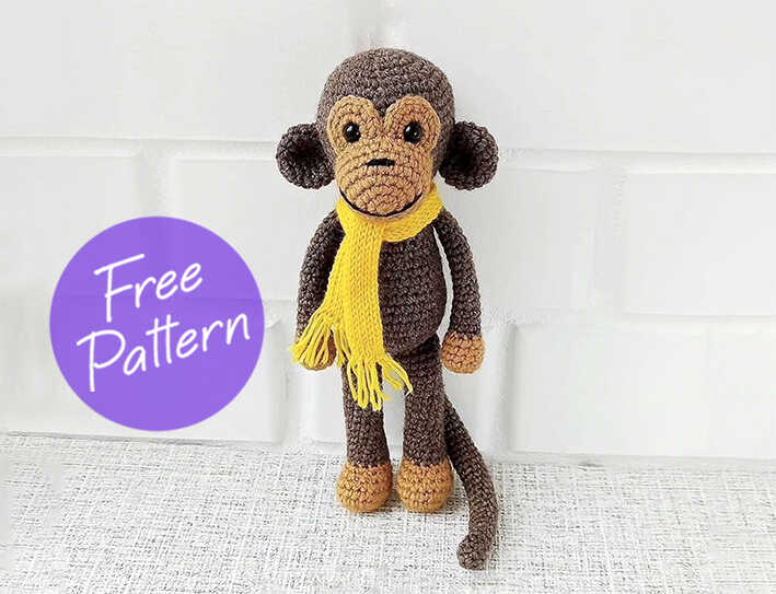 Amigurumi Monkey Free Pattern AllFree 240524 1