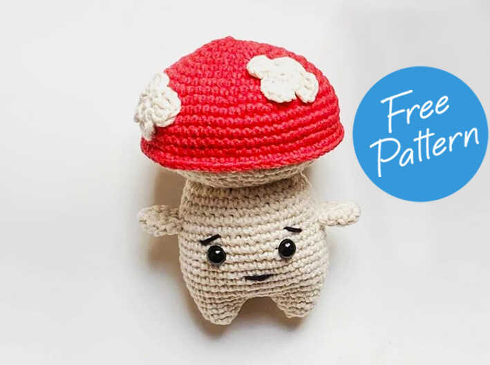 Amigurumi Mushroom Free Pattern AllFree 100524 1