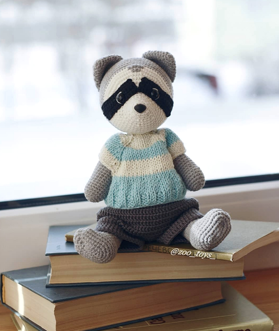 Amigurumi Raccoon AllFreeAmi 010821 0 1