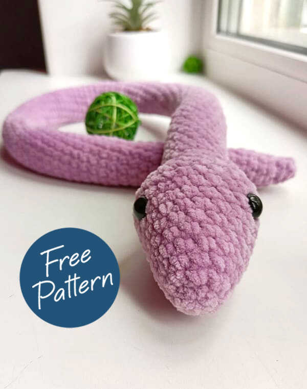 Amigurumi Snake Free Pattern AllFree 190424 0