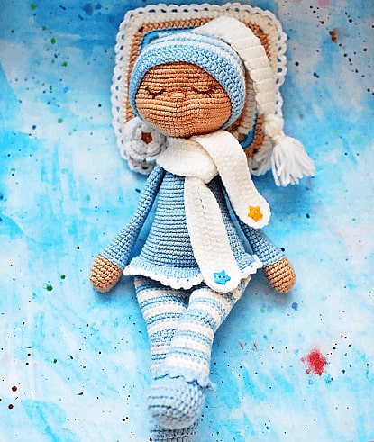 AmigurumiFreeNetSleepingDoll001