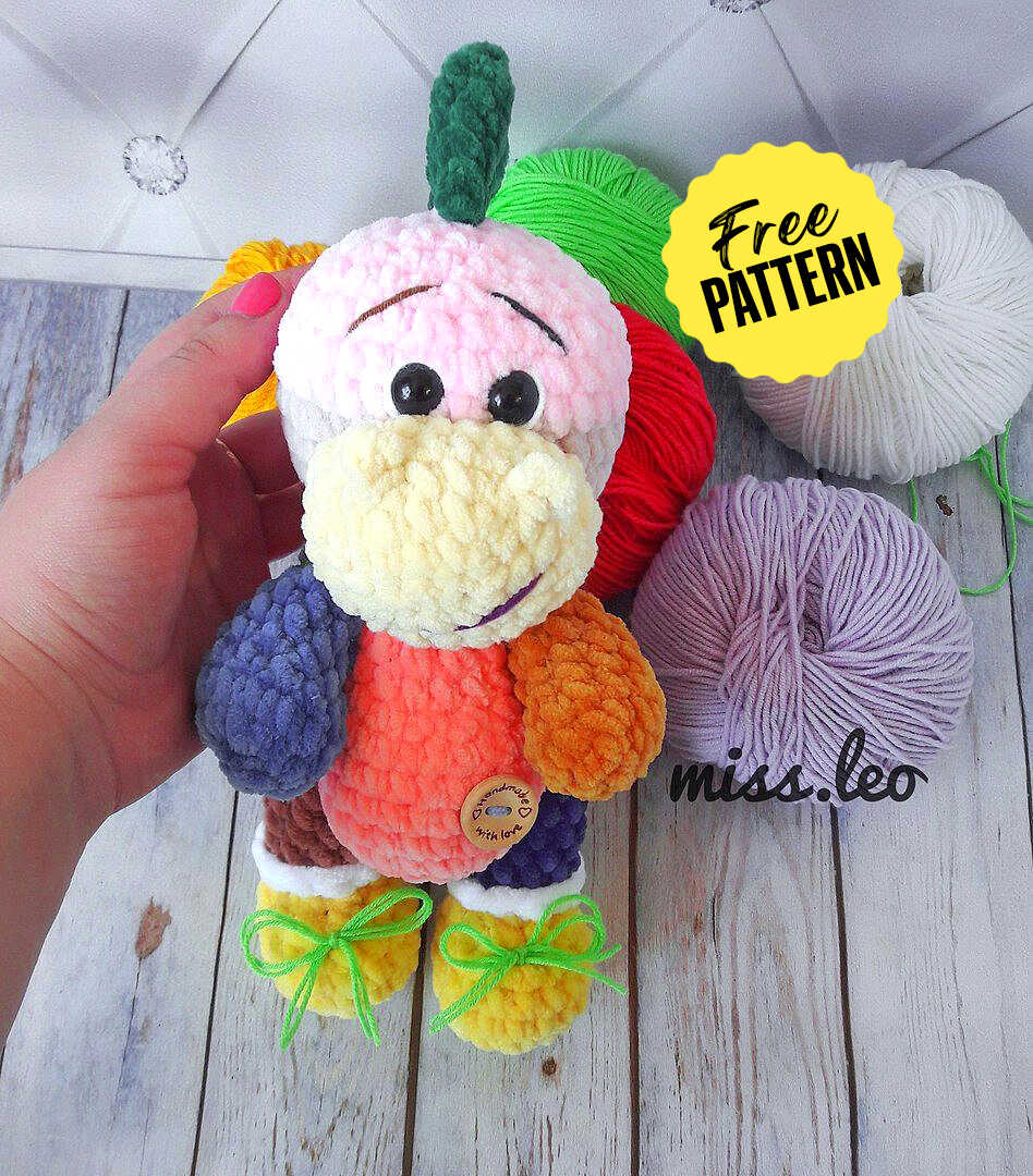 Free Pattern for Amigurumi Plush Dinosaur 1 amigurumi Dinosaur 071021 00003