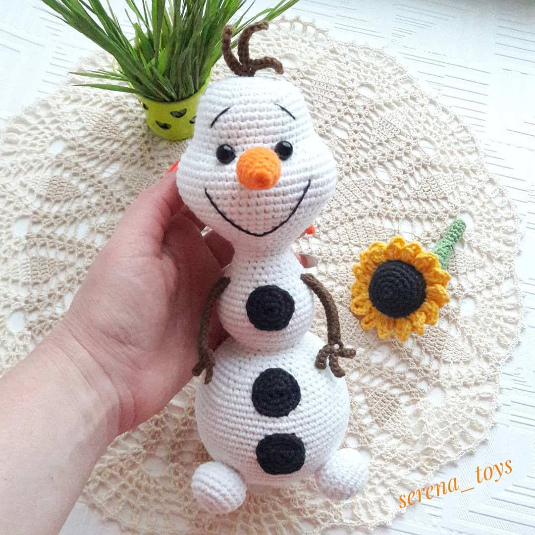 amigurumi Snowman AllFree 310821 0