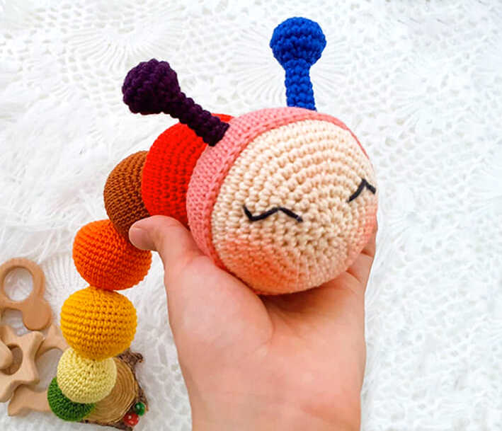 amigurumi caterpillar free pattern allfree 050524 0