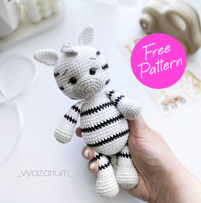 amigurumi zebra free pattern allfree 030524