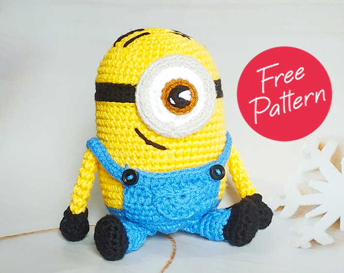 Amigurumi Minion Free Pattern AllFree 020624 1