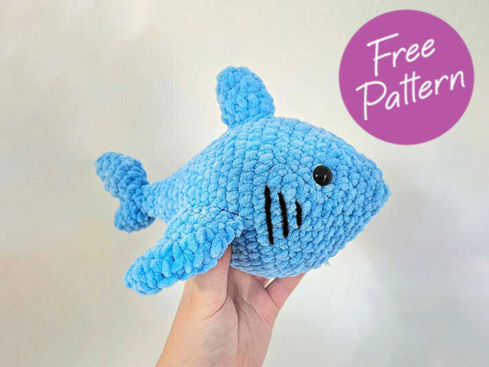 Amigurumi Shark Free Pattern AllFree 100624 1