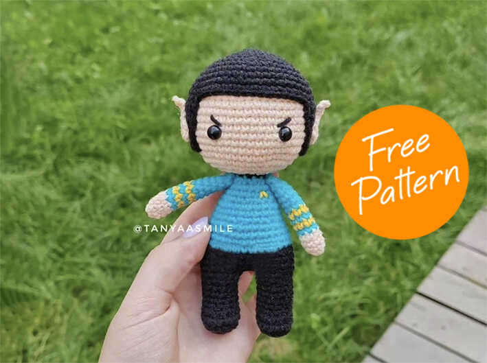 Amigurumi Star Trek Spock Free Pattern AllFree 060624 1