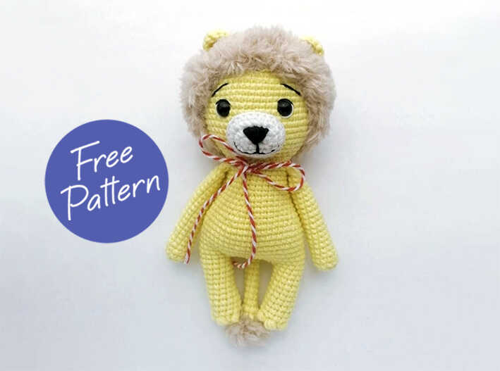 Amigurumi Lion Free Pattern AllFree 010724 2