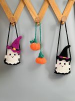 Ghost Witch Hats Sit on Swing crochet pattern