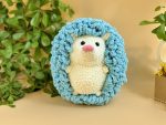 Front view of hedgehog crochet