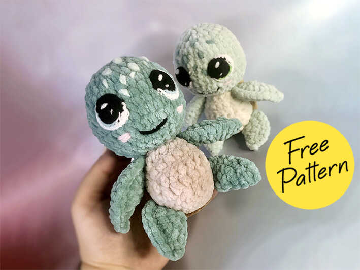 amigurumi turtle free pattern allfree 060724 1