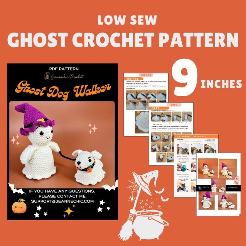 Crochet Ghost Dog Pattern